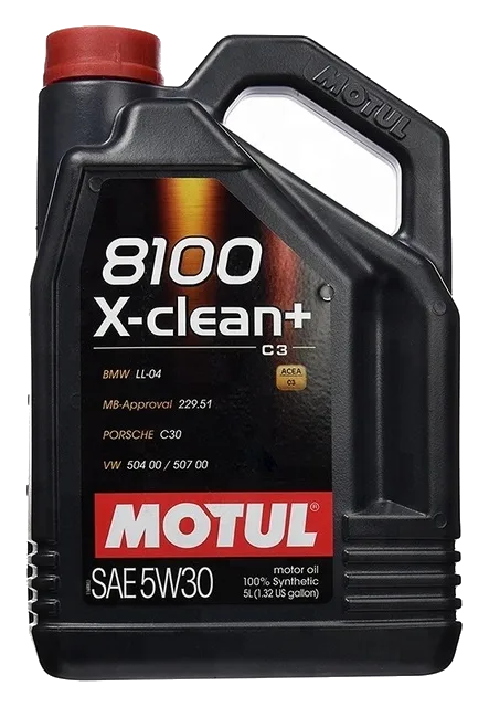 Моторное масло Motul 5W-30 8100 X-Clean+