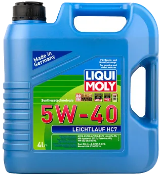Моторное масло Liqui Moly Leichtlauf HC 7 5W-40