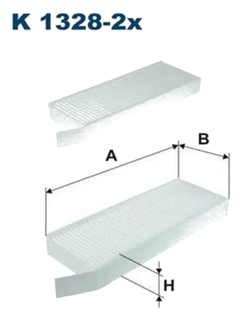 Салонный фильтр Filtron K1328-2X стандарт